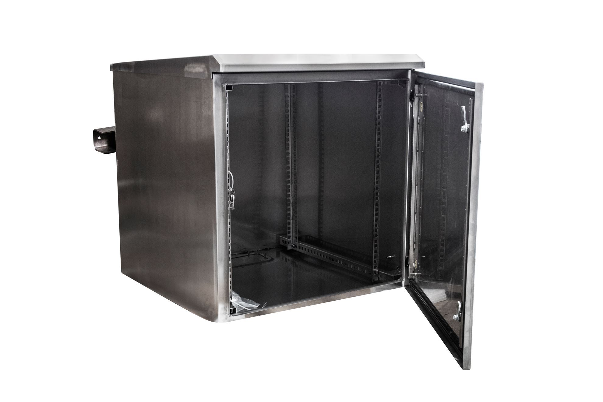 . DYNAMIX 9RU Stainless Outdoor Wall Mount Cabinet (611 x 625 x