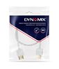 Picture of DYNAMIX 0.5M HDMI WHITE Nano High Speed With Ethernet Cable. Designed