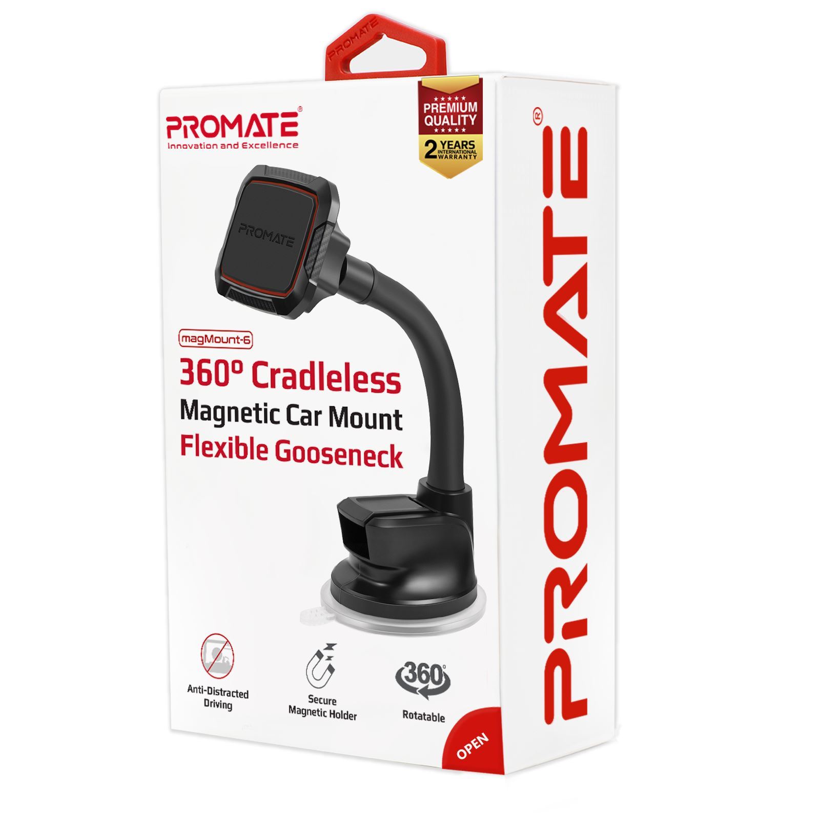 . PROMATE 360 Cradleless Rotatable Car Dashboard Mount with