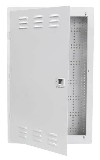 . DYNAMIX 20'' FTTH Low Profile Network Enclosure Recessed Wall