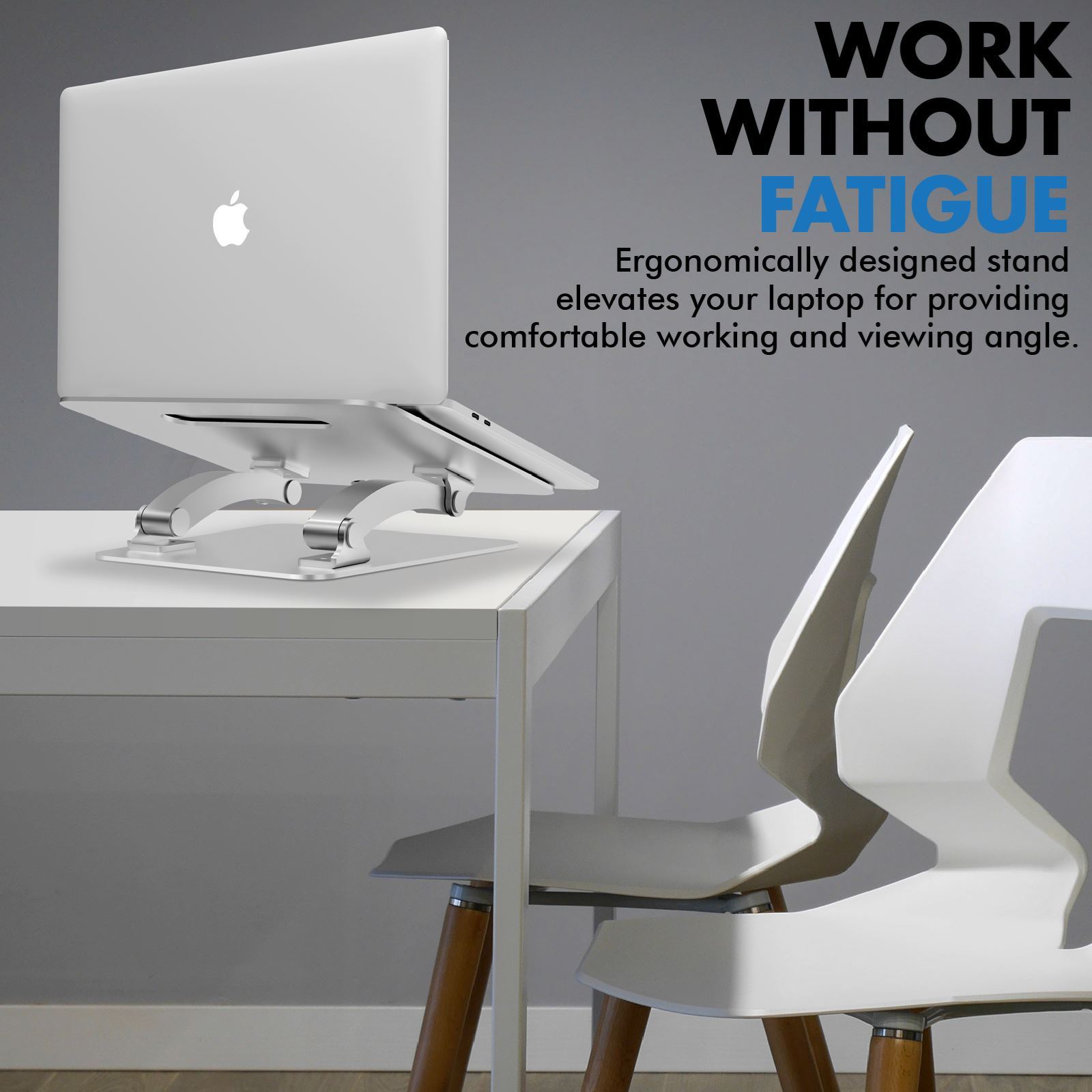 . PROMATE MultiLevel Ergonomic Laptop Stand for Laptops up to 17".