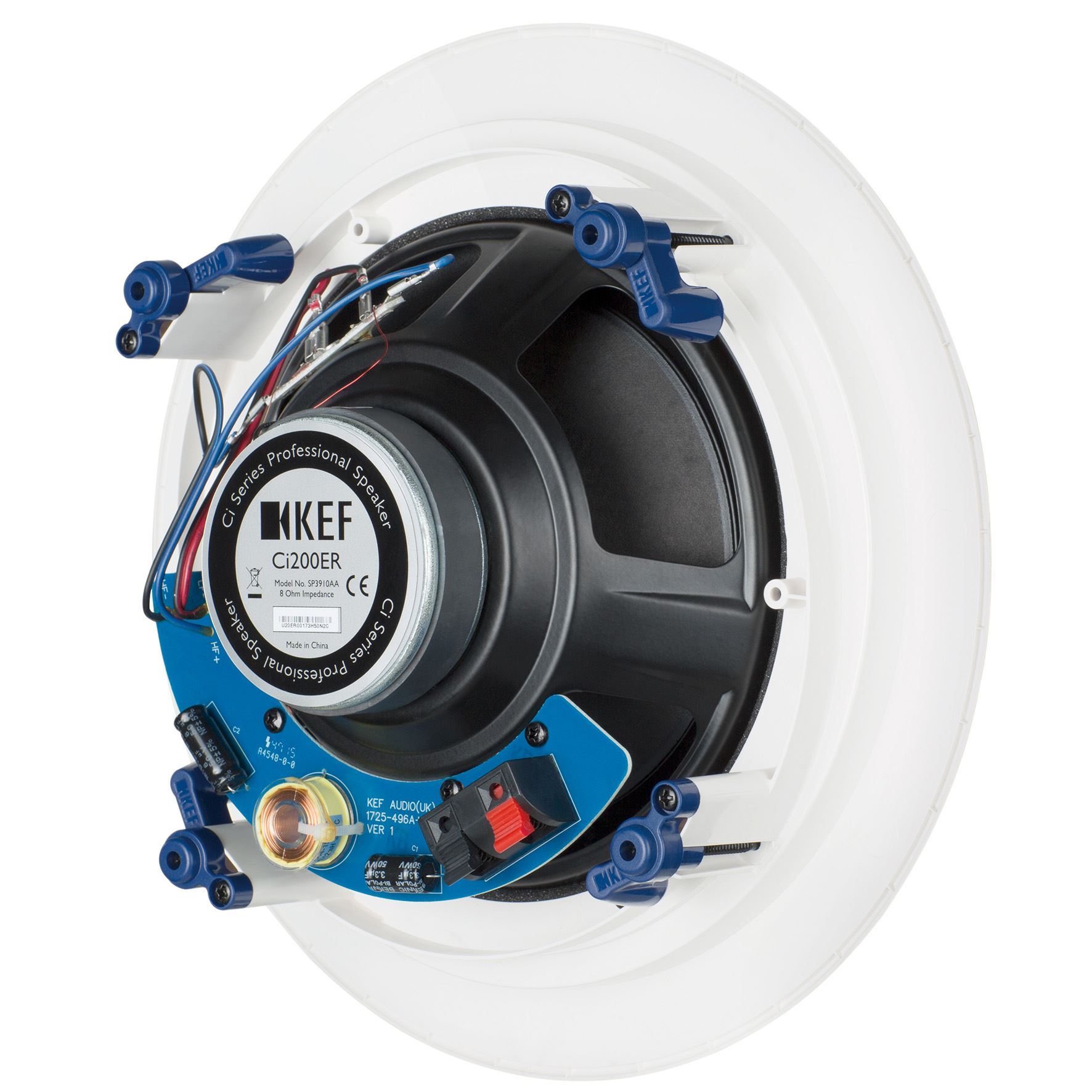 . KEF Ultra Thin Bezel 8'' Round InCeiling Speaker. 200mm UniQ