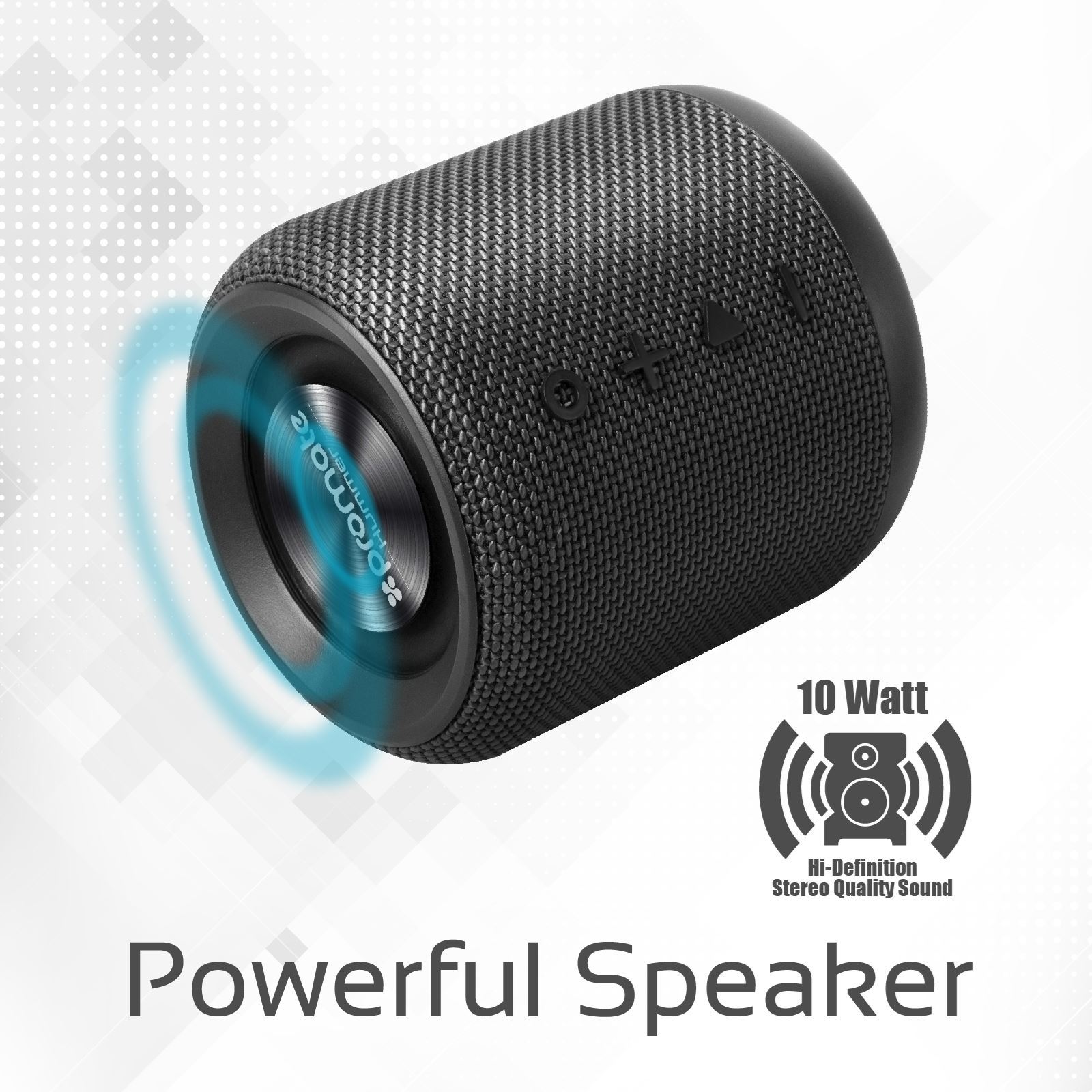 . PROMATE 10W Wireless Bluetooth Speaker with HD Sound Quality.